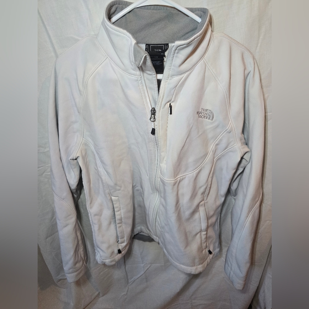 Womens White Zip Up North Face